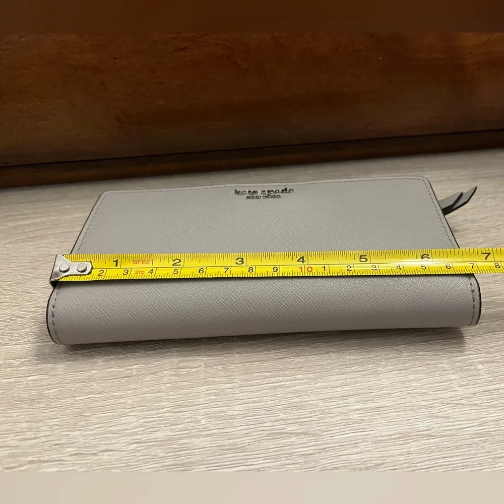 Kate Spade Gray Leather Wallet - Picture 2 of 10